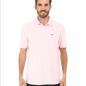 Vineyard Vines Pink Medium Classic Fit Polo